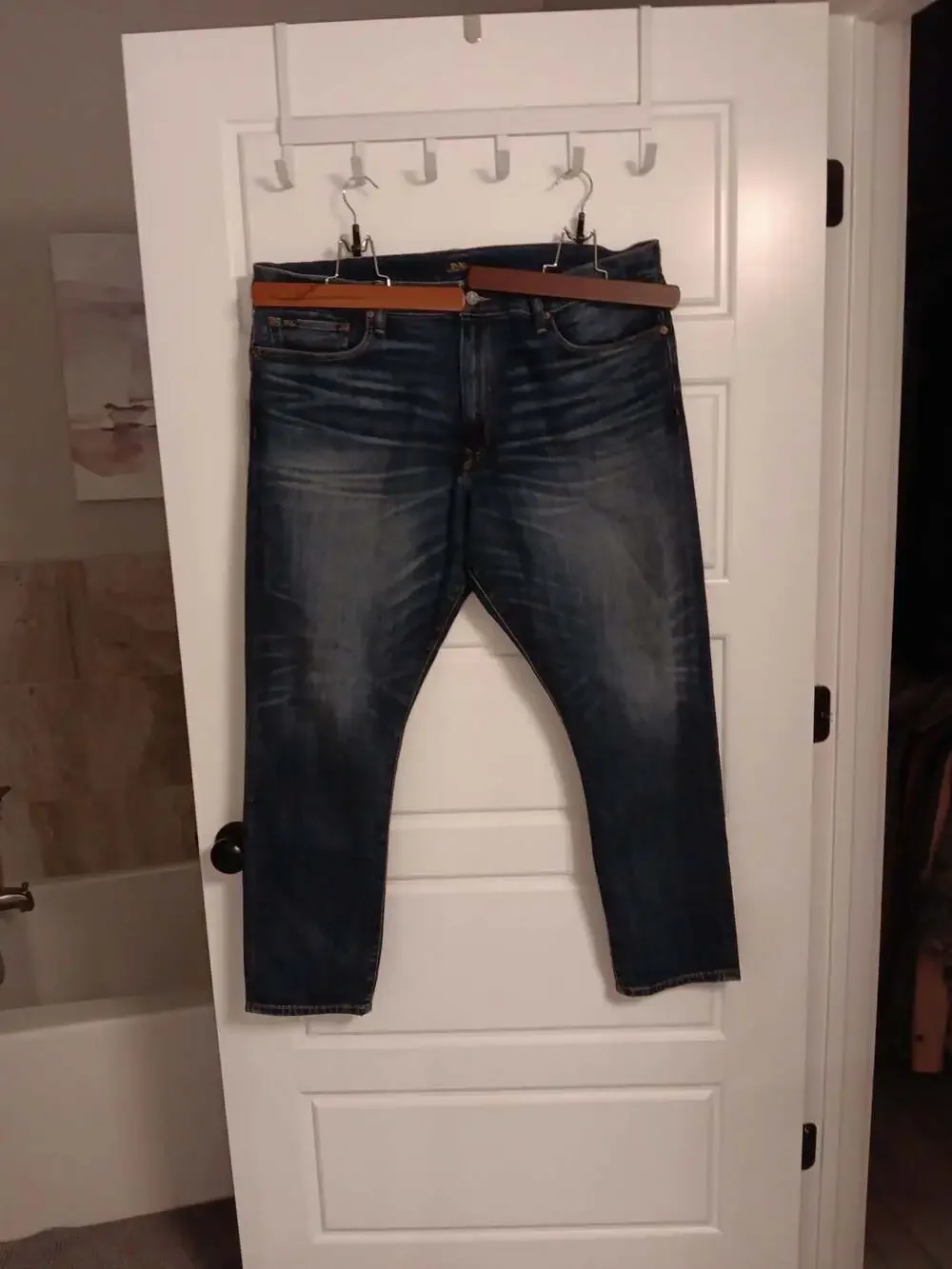 Polo Ralph Lauren Men's Medium Wash Denim Jeans, Size 42x32